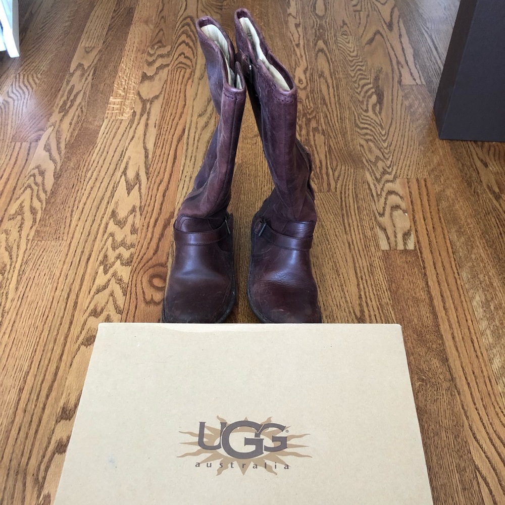 🚫SOLD🚫UGG chestnut leather boots